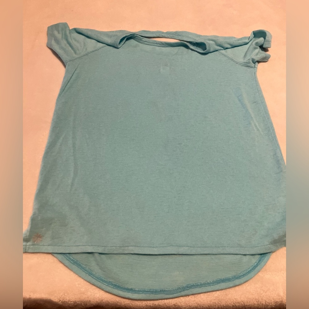 Blue athletic T-shirt